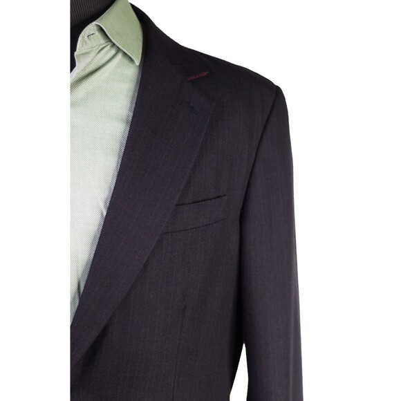 Kenneth Cole New York Men’s Two-button Black Suit Coat Blazer Sport Size 42 - Picture 6 of 11